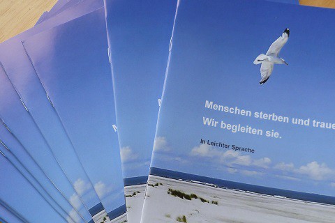 hospizINKLUSIV Flyer in leichter Sprache