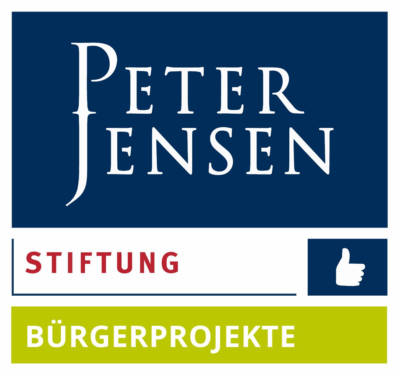 Peter Jensen Logo Stiftung Buergerprojekte RGB
